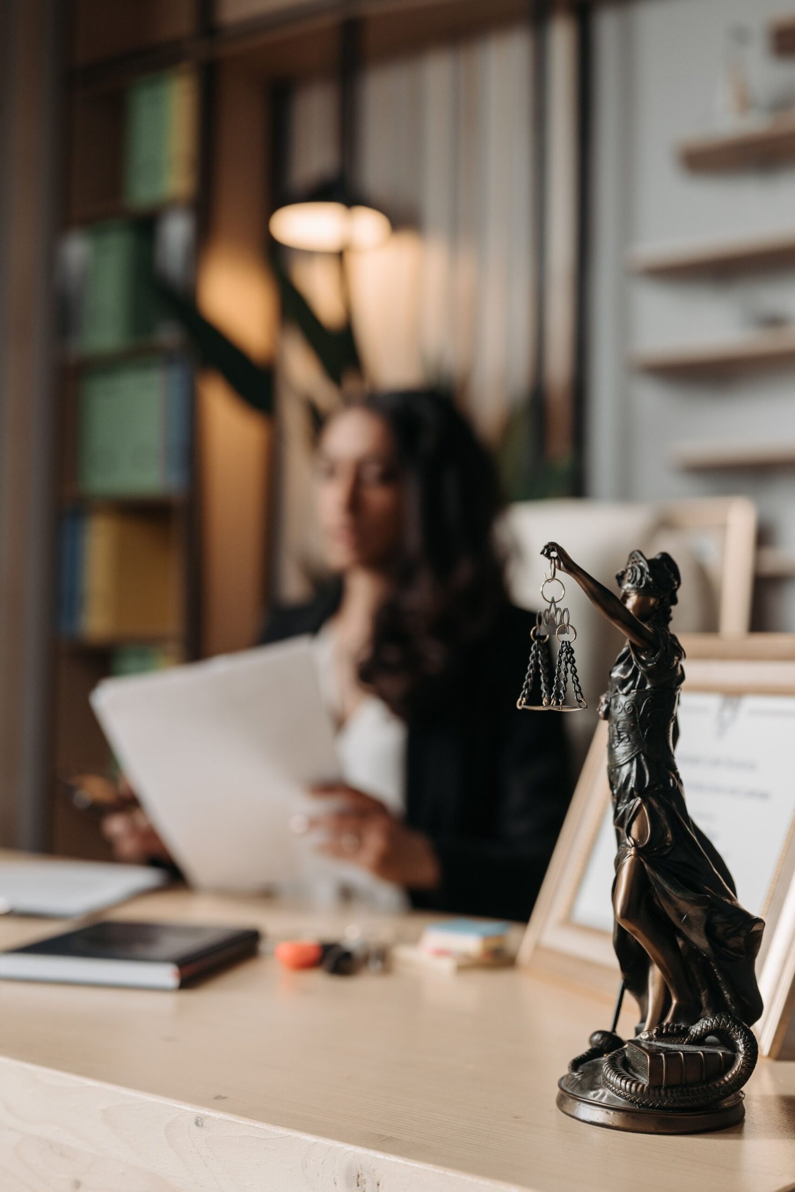 Lady Justice statue symbolizing access to justice and legal guidance